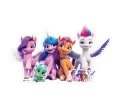 STAR CUTOUTS Anniversaire Et Autres Fêtes^ Figurine En Carton ?My Little Pony - Tous Les Personnages - Hauteur 159 Cm
