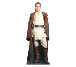 STAR CUTOUTS Anniversaire Et Autres Fêtes^ Figurine En Carton Taille Reelle Obi Wan Kenobi (Ewan Mcgregor) Star Wars H 176 Cm