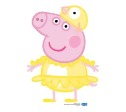 STAR CUTOUTS Anniversaire Et Autres Fêtes^ Figurine En Carton Peppa Pig Deguisee En Poule De P Ques H 82 Cm