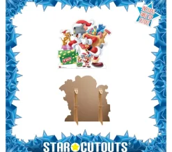 STAR CUTOUTS Anniversaire Et Autres Fêtes^ Figurine En Carton - Noël - Tom Et Jerry - Cadeau De Noël Tom Vert - Hauteur 81 Cm