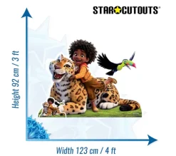STAR CUTOUTS Anniversaire Et Autres Fêtes^ Figurine En Carton Encanto : Famille Madrigal Antonio - H 92 Cm
