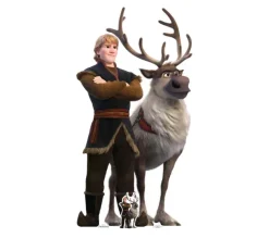 STAR CUTOUTS Anniversaire Et Autres Fêtes^ Figurine En Carton Disney La Reine Des Neiges 2 Kristoff Et Sven Ensemble H 195 Cm