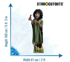 STAR CUTOUTS Anniversaire Et Autres Fêtes^ Figurine En Carton Encanto : Bruno Madgrigal Avec Un Rat Dans La Main - Hauteur 160 Cm