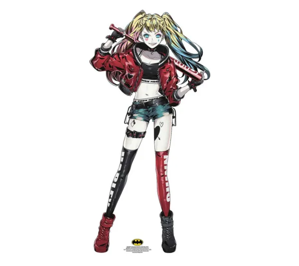 STAR CUTOUTS Anniversaire Et Autres Fêtes^ Figurine En Carton - Harley Quinn - Dc Comics - Hauteur 92 Cm