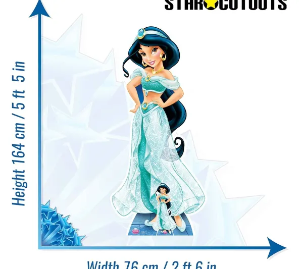 STAR CUTOUTS Anniversaire Et Autres Fêtes^ Figurine En Carton Taille Reelle Disney Princesse Jasmine H 163 Cm