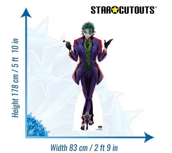 STAR CUTOUTS Anniversaire Et Autres Fêtes^ Figurine En Carton - The Joker - Dc Comics - Hauteur 178 Cm