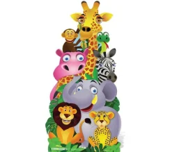 STAR CUTOUTS Anniversaire Et Autres Fêtes^ Figurine En Carton Taille Reelle Dessin Les Animaux De La Jungle