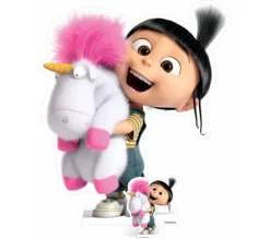 STAR CUTOUTS Anniversaire Et Autres Fêtes^ Figurine En Carton Les Minions Agnes Et La Licorne En Peluche H 118 Cm