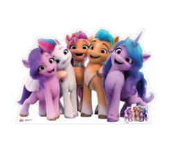 STAR CUTOUTS Anniversaire Et Autres Fêtes^ Figurine En Carton ?My Little Pony - Tous Les Personnages Avec Un Grand Sourire - Hauteur 131 Cm