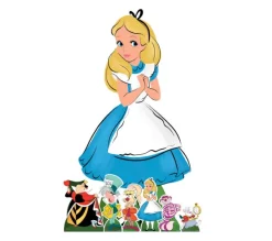 STAR CUTOUTS Anniversaire Et Autres Fêtes^ Lot De Figurines En Carton - Alice Au Pays Des Merveilles - Alice Et 6 Mini-Figurines - Hauteur 134