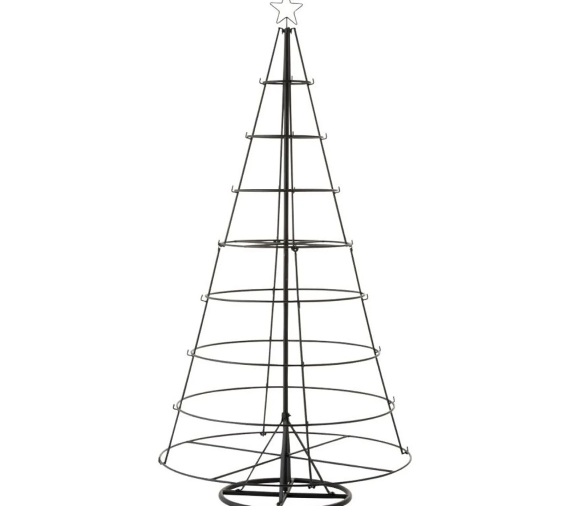 Hot * Statue Déco "Arbre De Noël 8 Niveaux" 188Cm Noir