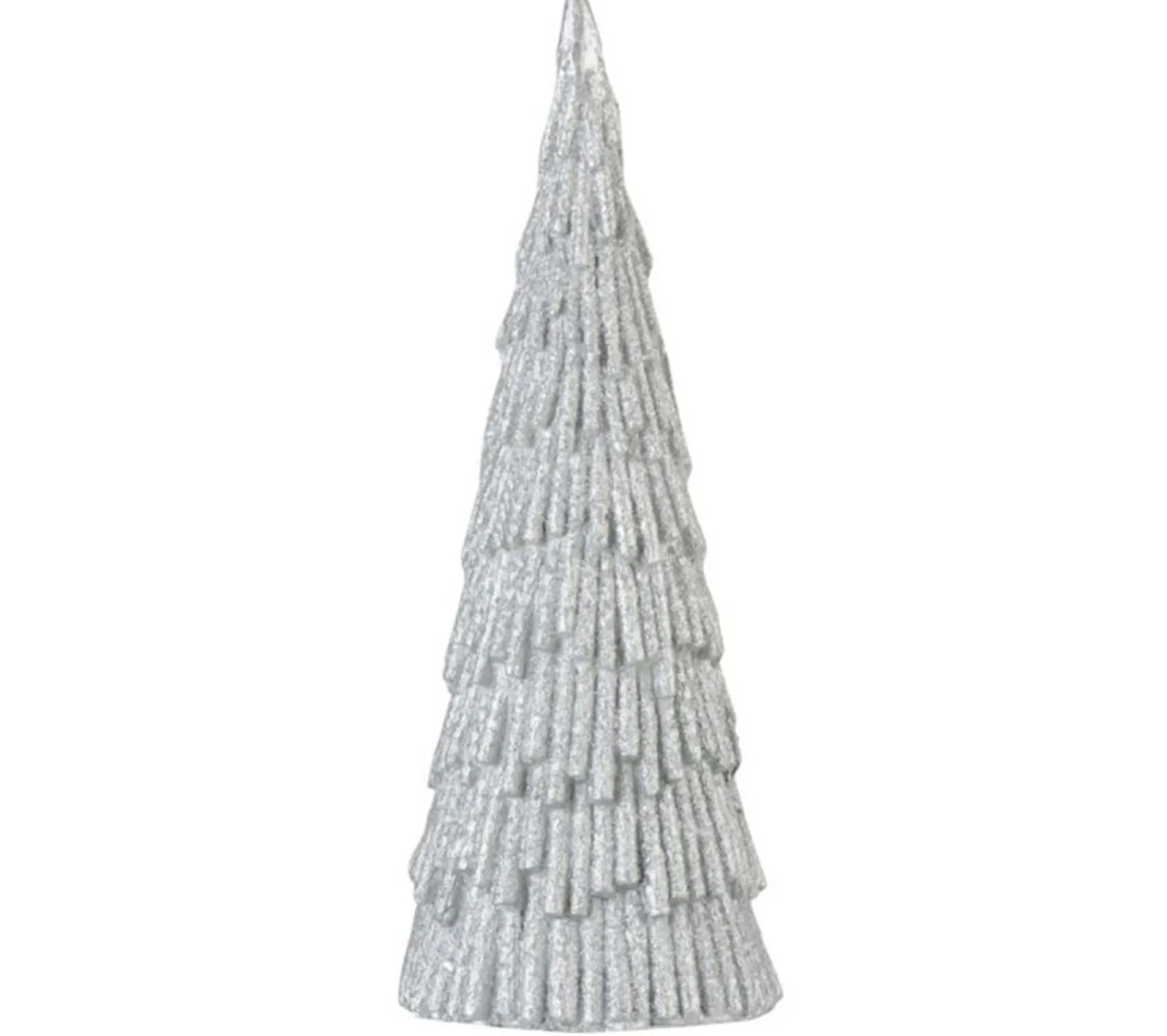 Fashion * Statue Déco "Arbre De Noël" 40Cm Argent