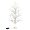 New * Statuette Déco A Led "Arbre Nu Perles" 125Cm Blanc
