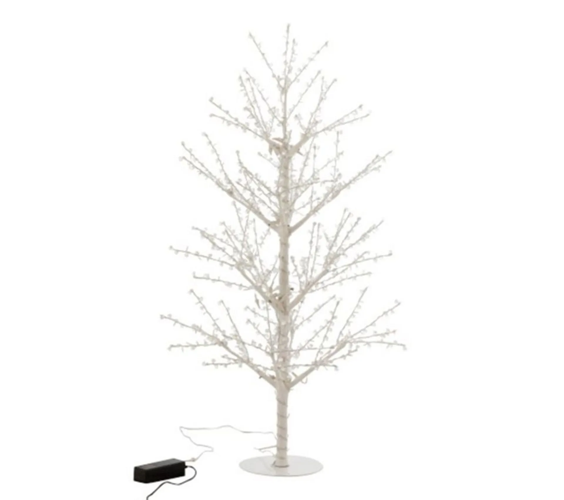 Store * Statuette Déco A Led "Arbre Nu Perles" 180Cm Blanc