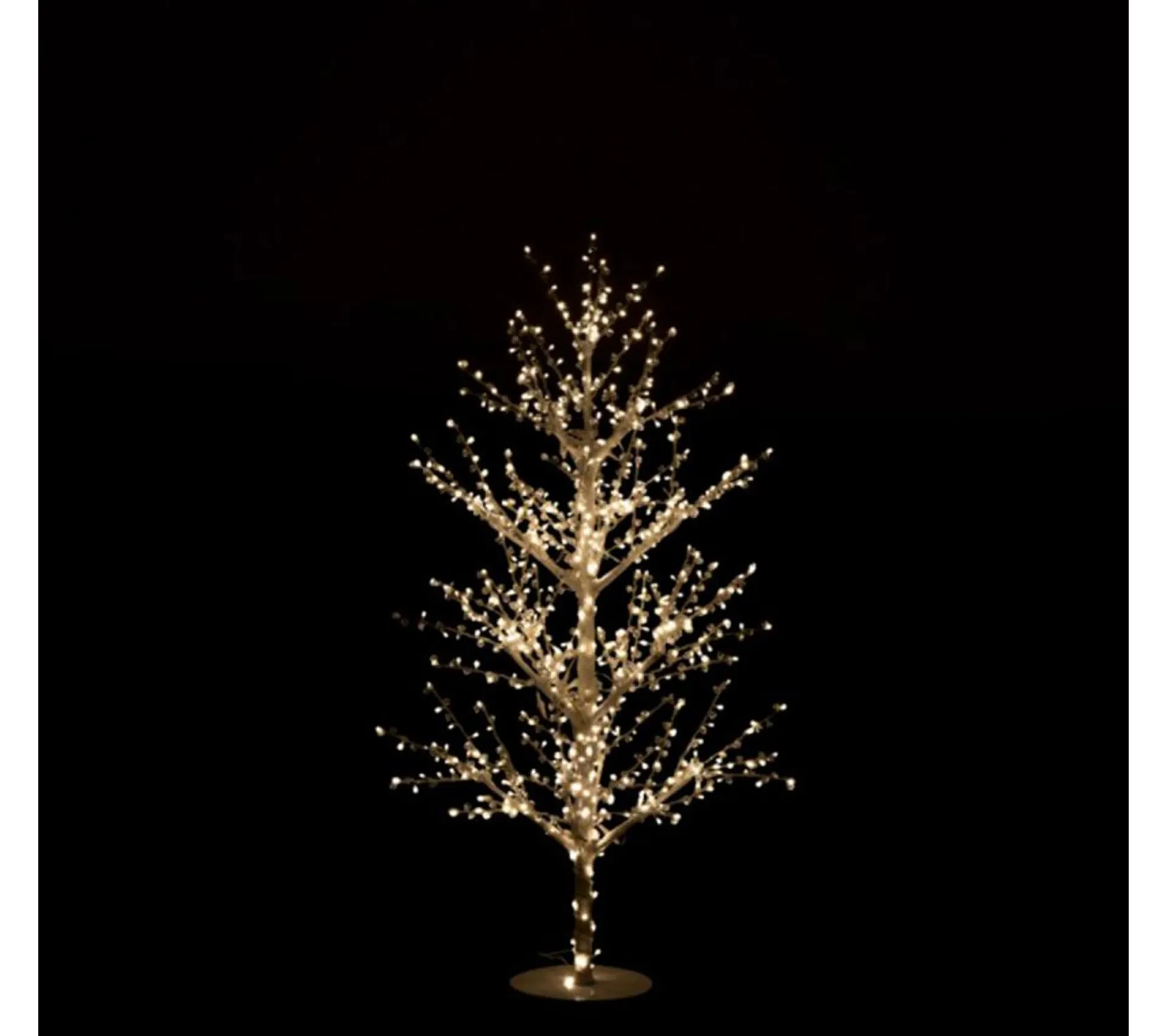 Store * Statuette Déco A Led "Arbre Nu Perles" 180Cm Blanc