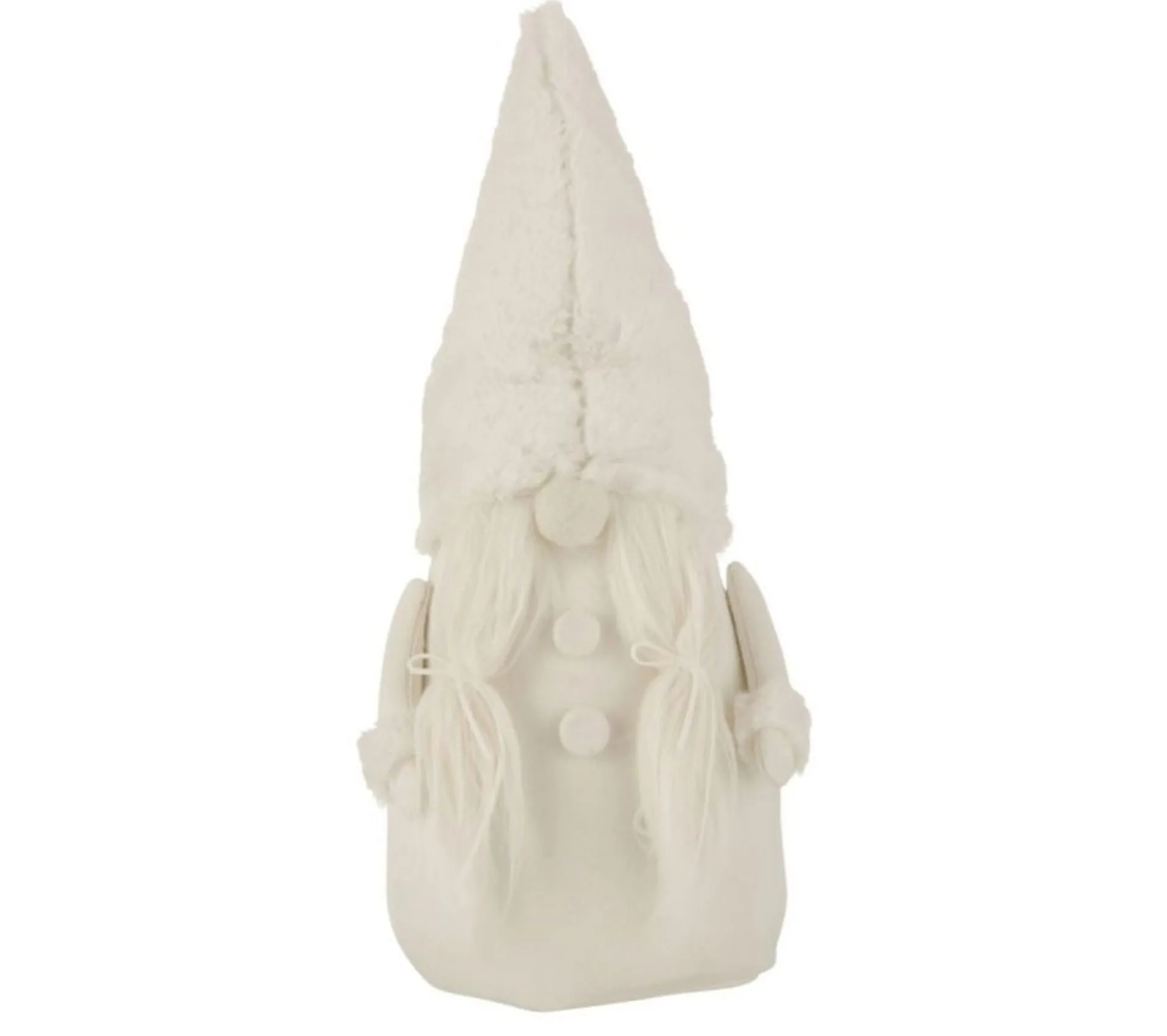 Fashion * Statuette Déco "Pere Noël Bonnet" 44Cm Beige