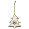 * Guirlande Et Boule De Sapin^Sujet De Noël Sapin "Cocon" 12Cm Cru