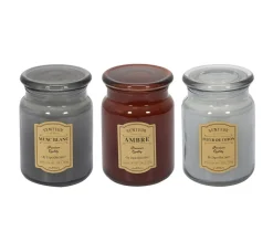 Fashion THE HOME Déco FACTORY Bougie Parfumee En Pot Apothicaire (Lot De 3)