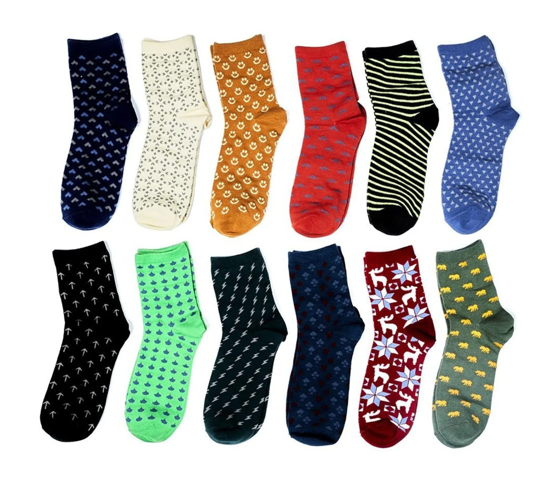 Sale THE HOME Déco FACTORY Calendrier De L'Avent 12 Paires Chaussettes Homme