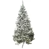 TOILINUX Sapin Et Accessoire^ Sapin De Noël Artificiel Enneige Oslo - 850 Branches Paisses - H. 210 Cm - Blanc Et Vert
